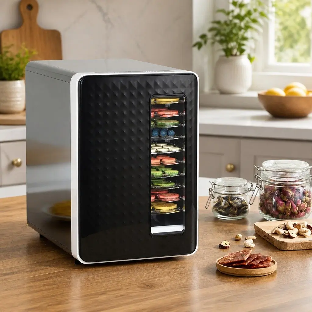 Food Dehydrator 10 Tray Removable Drying Machine Black
