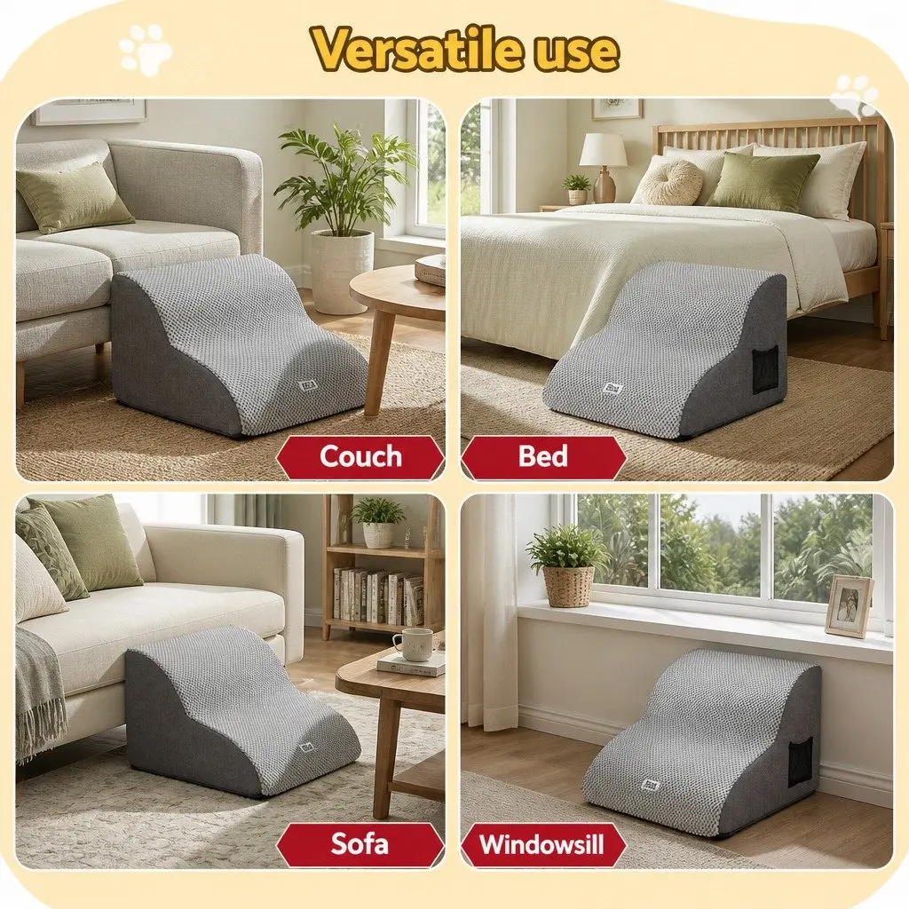 2-Step Dog Ramp Fits Perfectly at Home