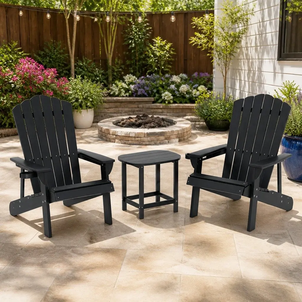 Adirondack Chair Set for Garden or Patio Use
