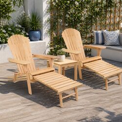 Practical Adirondack Furniture Set for Backyard Use