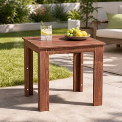 Wooden Side Table for Your Outdoor Living Needs