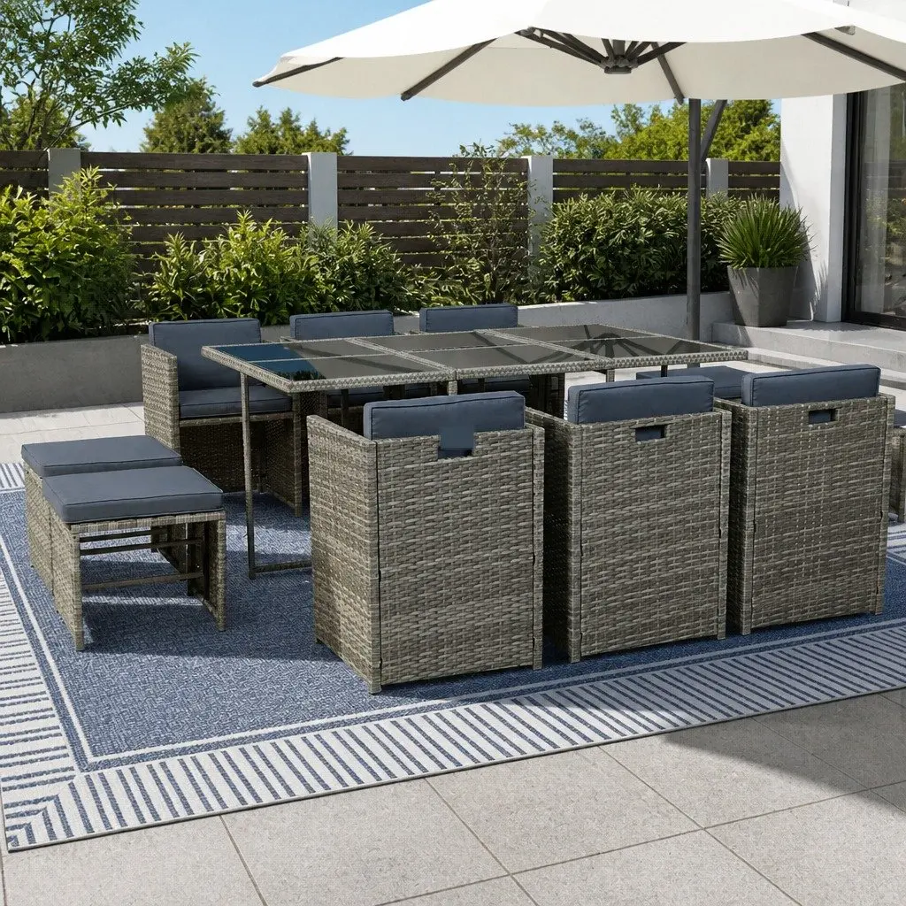 11-Piece Dining Set for Outdoor Living