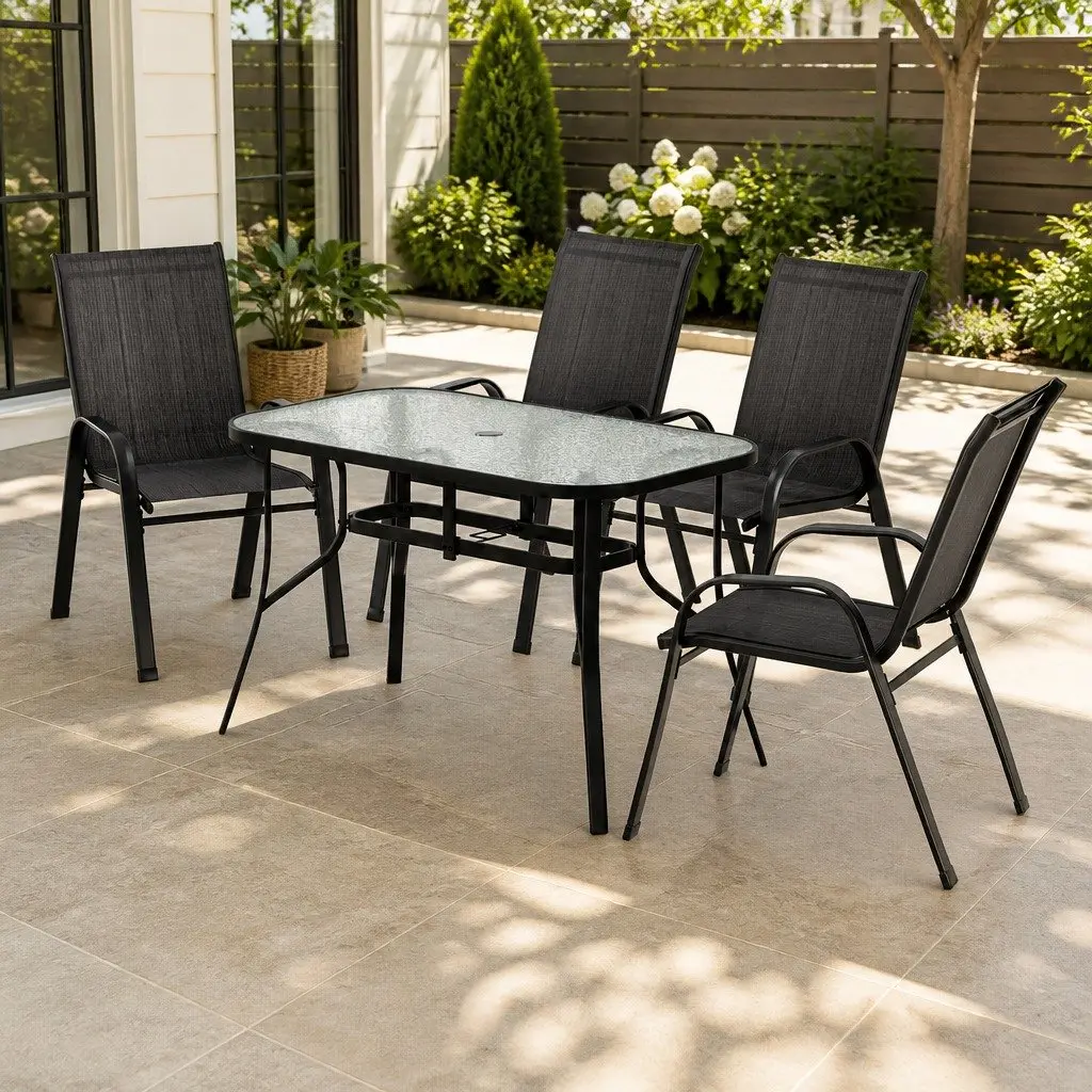 5 Piece Dining Set for Various Outdoor Settings
