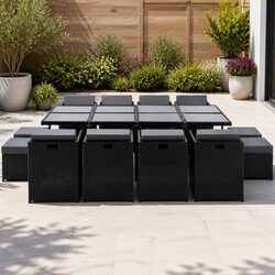 Functional 13-Piece Outdoor Dining Set for Entertaining