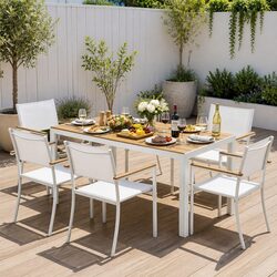Practical 7-Piece Dining Set for Any Outdoor Gathering