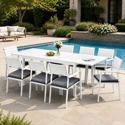 9-Piece Practical Outdoor Dining Set for Your Home