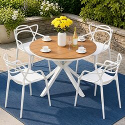 Practical 5 Piece Outdoor Dining Set for Everyday Use