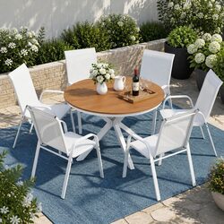 Practical 7 Piece Outdoor Dining Set for Everyday Use