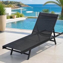 Practical Sun Lounger for Backyard and Poolside Relaxation