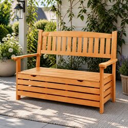 Versatile 2-Seater Outdoor Bench with Storage