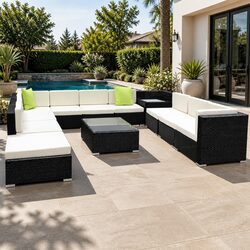Practical 12 Piece Outdoor Wicker Sofa Set for Your Home