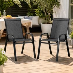 Practical Stackable Dining Chairs for Any Outdoor Setting