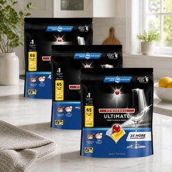 Ideal Lemon Dishwasher Tablets for Busy Families, 195 Pack