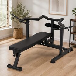 Chest Press Machine Home Gym Equipment Folding Workout Bench Independent Arms
