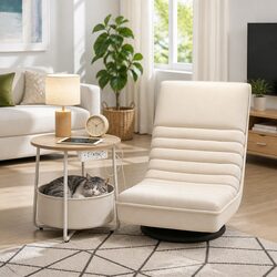 Versatile Floor Lounge Chair and Coffee Table for Any Home