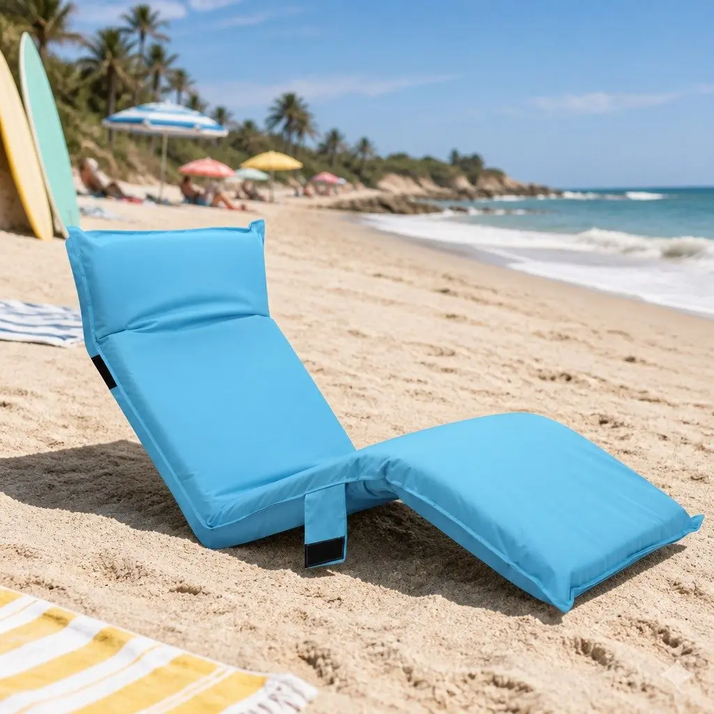 Blue Lounge Sofa Bed for Home and Outdoors