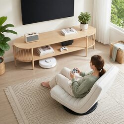 Versatile Swivel Lounge Chair & TV Unit for Your Home