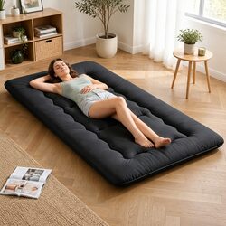 Japanese Floor Mattress 10cm Foldable Futon Futon Single Sleeping Yoga Camping