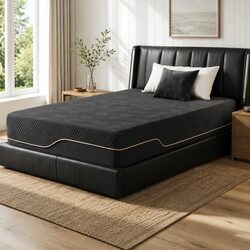 King Single Cooling Memory Foam Mattress 30cm Medium Firm Gel Comfort Pressure