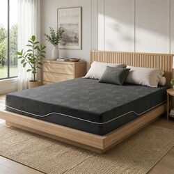 Double Cooling Memory Foam Mattress 30cm Medium Firm Gel Comfort Bed in a Box