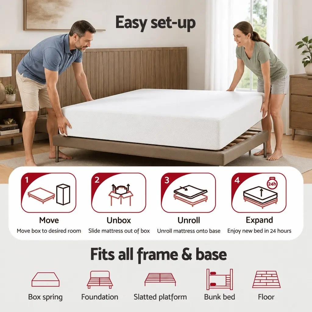 Memory Foam Mattress for Medium-Firm Support