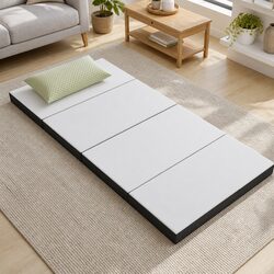 Foldable Grey Foam Sofa Bed for Everyday Use