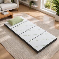 Foldable Grey Foam Sofa Bed for Everyday Use