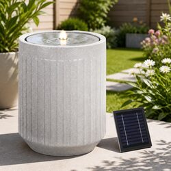 Perfect for Gardens: Solar Fountain with LED Lights
