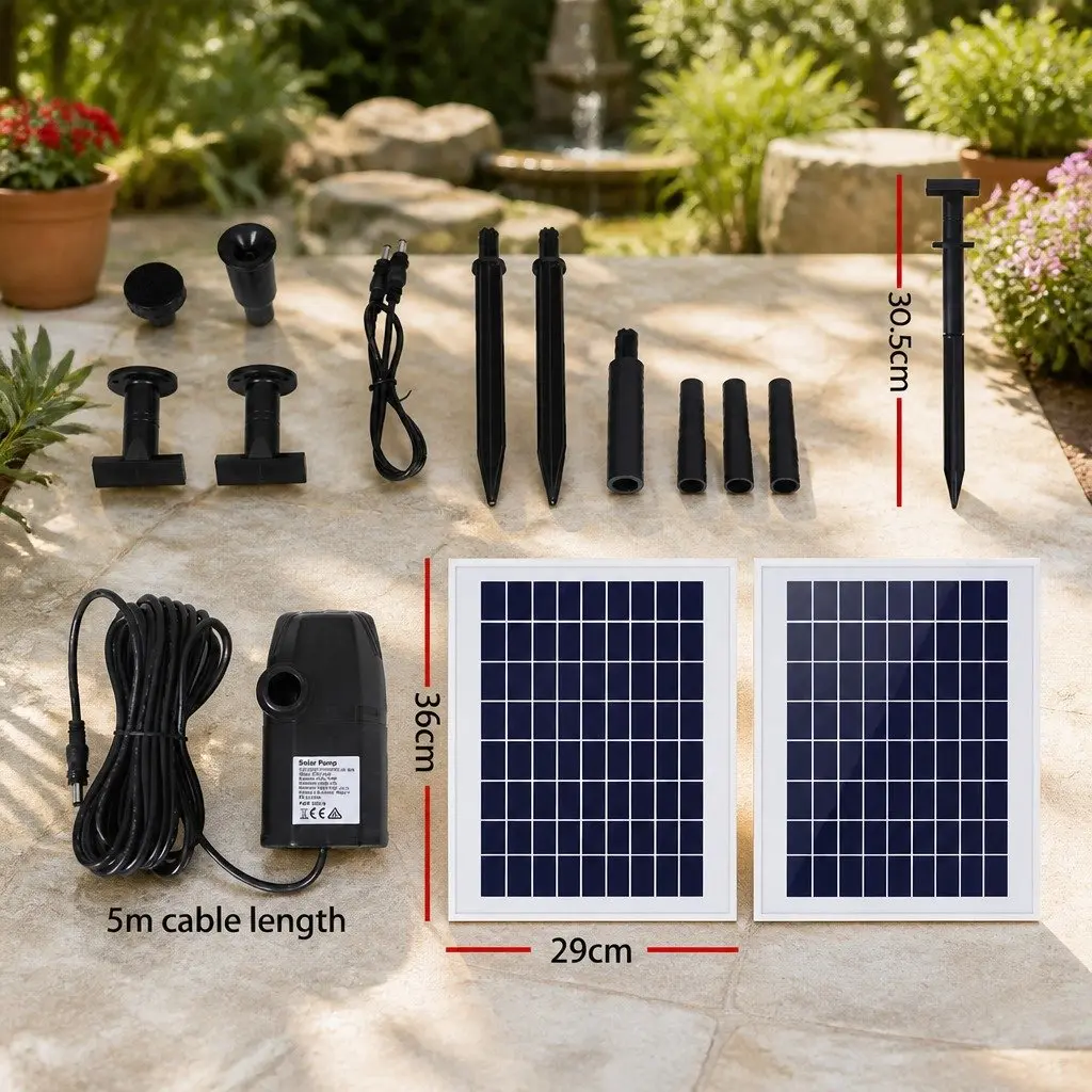 Solar Fountain Pump for Garden Use
