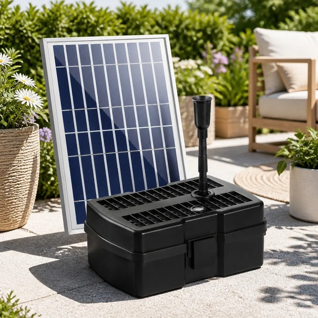 Solar Pond Pump for Garden and Pond Use 6.6FT
