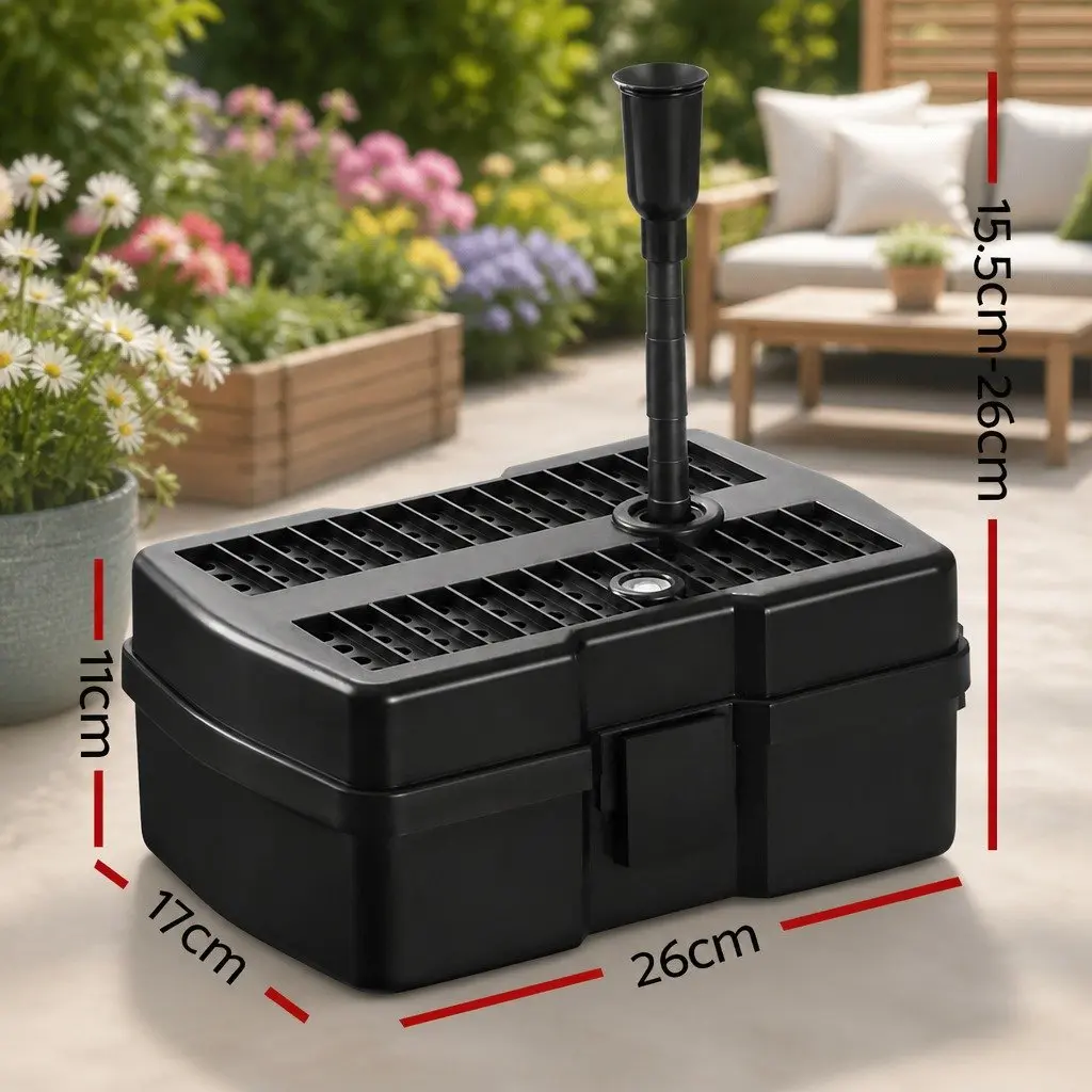 Solar Pond Pump for Garden and Pond Use 6.6FT
