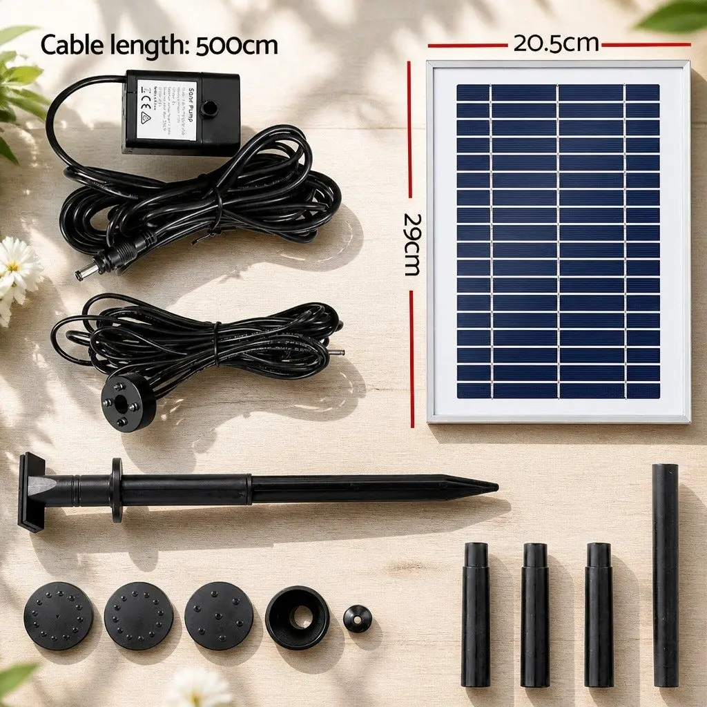 Solar Fountain Pump for Home and Garden Use