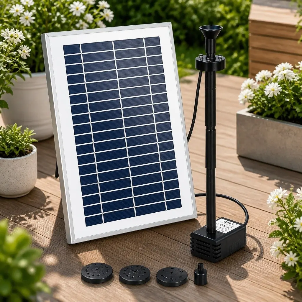 Solar Fountain Pump for Home and Garden Use