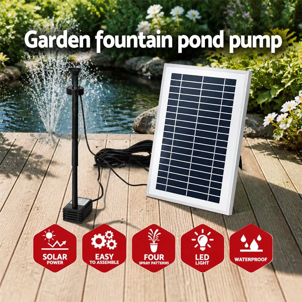 Solar Fountain Pump for Home and Garden Use