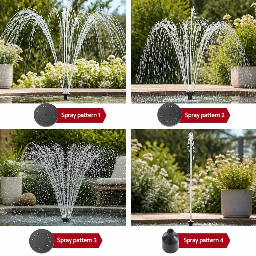 Solar Fountain Pump for Home and Garden Use