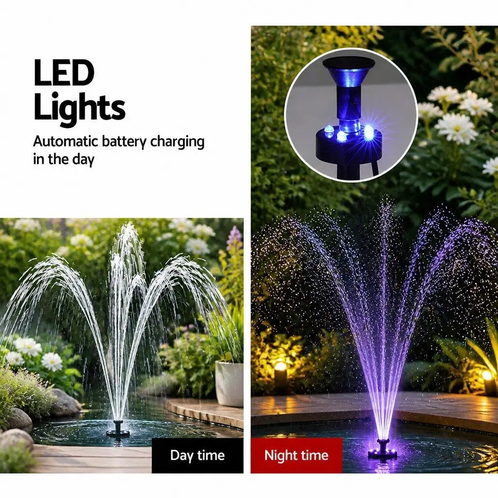 Solar Fountain Pump for Home and Garden Use