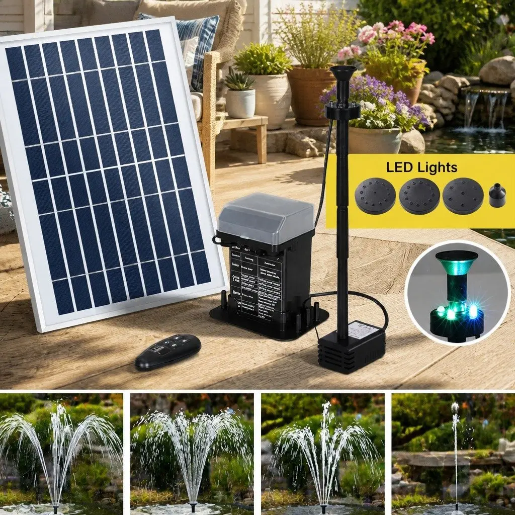 Solar Fountain Pump for Indoor and Outdoor Use