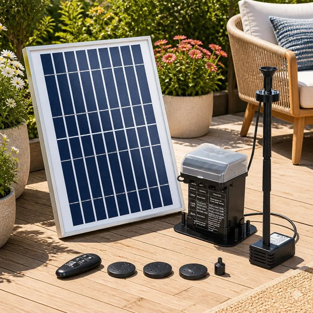Solar Fountain Pump for Indoor and Outdoor Use