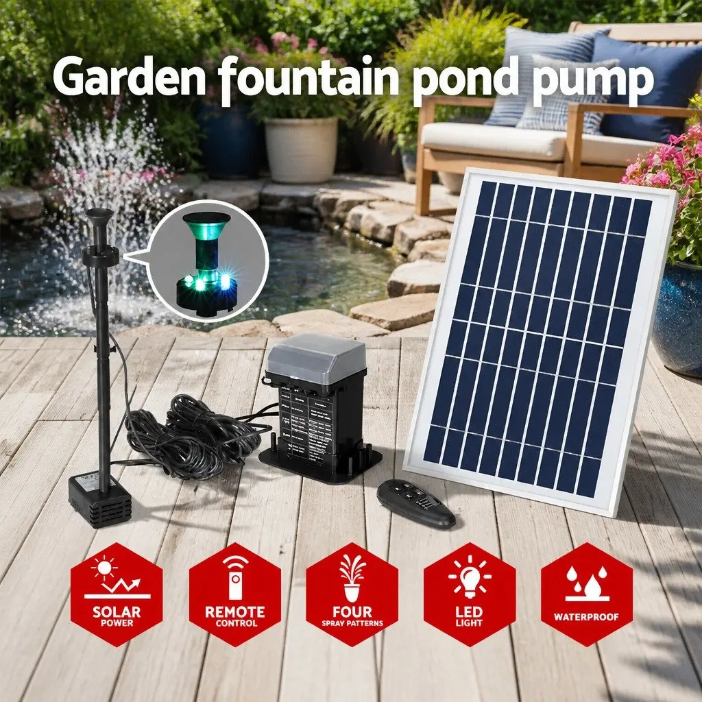 Solar Fountain Pump for Indoor and Outdoor Use