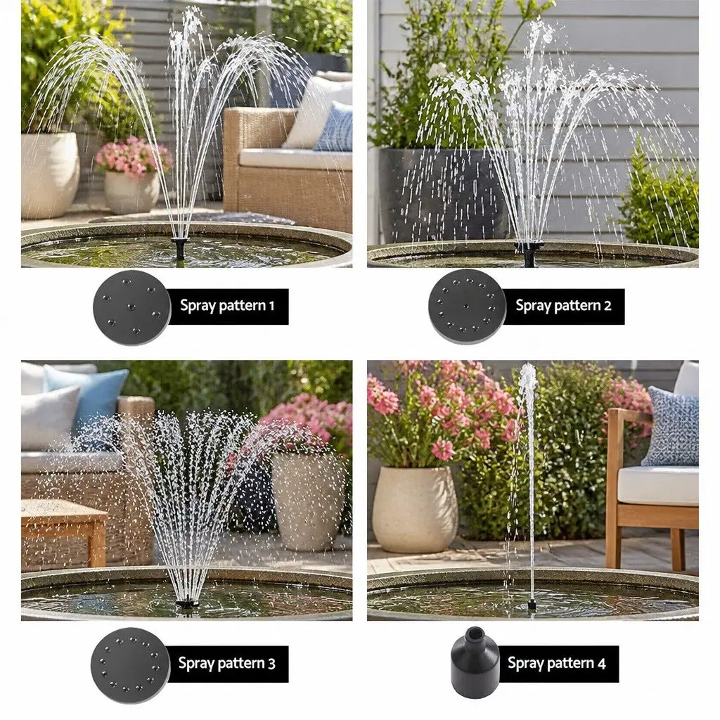 Solar Fountain Pump for Indoor and Outdoor Use