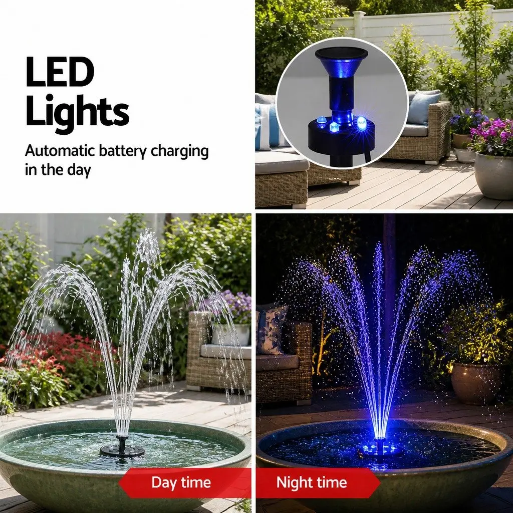 Solar Fountain Pump for Indoor and Outdoor Use