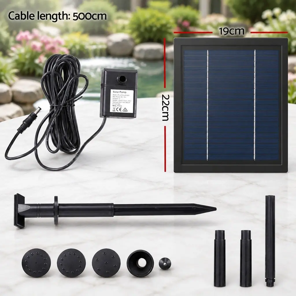 Solar Water Fountain Pump for Home Use