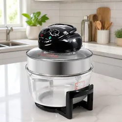 Air Fryer Oven Electric Convection Cooker 17L Large Capacity Black Kitchen