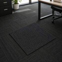 Versatile Black Carpet Tiles for Home and Office
