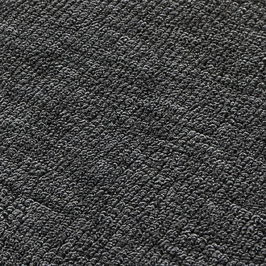 Carpet Tiles Heavy Duty Non-Slip 50cm x 50cm Dark Grey Polypropylene Fibre for Office Commercial Flooring