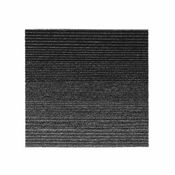 Carpet Tiles 5m2 Box 20 Pieces 50x50cm Commercial Grade Black Heavy Duty