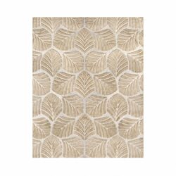Versatile Non-Slip Leaf Pattern Rug for Home Use