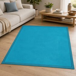 Functional Coral Velvet Area Rug for Everyday Use 150x200cm