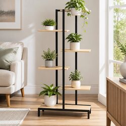 Functional 6-Tier Plant Stand for Various Home Spaces