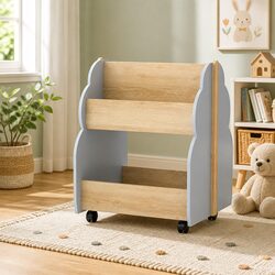 Versatile Kids Bookshelf for Playrooms and Bedrooms
